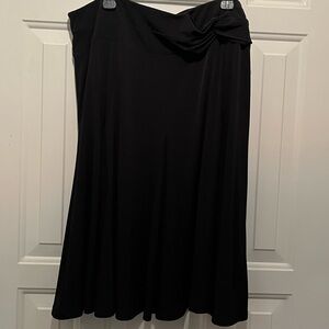 Apt. 9 Black A-Line Full Skirt